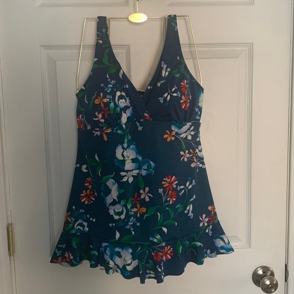 NWT Swim For All One Piece Swim Wear Size 10 - Picture 1 of 10